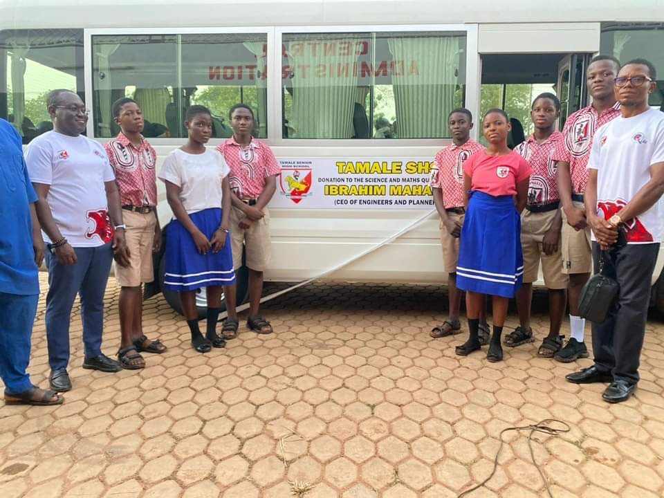 N/R: Ibrahim Mahama donates 35-Seater Bus to Tamale Senior High School