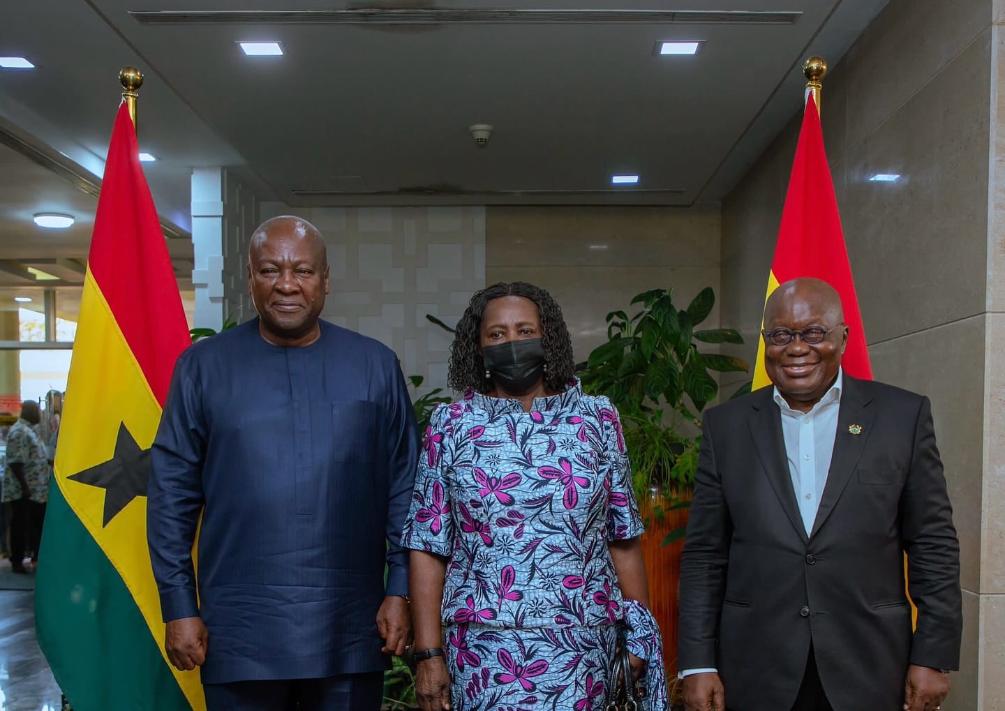 President-Elect Mahama Meets President Akufo-Addo to Begin Transition Process