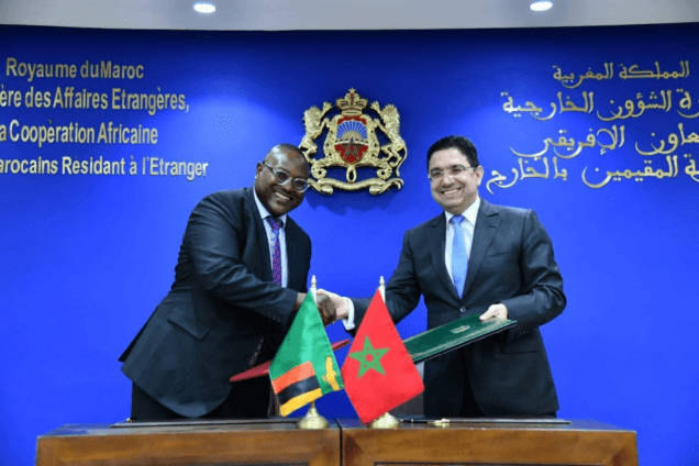 Zambia reaffirms support for Morocco’s territorial integrity and sovereignty over Sahara