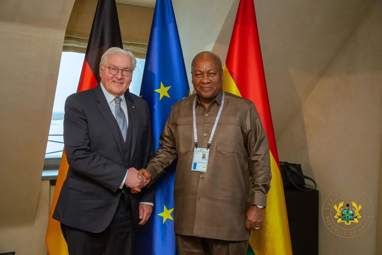 President Mahama holds bilateral discussions with German counterpart