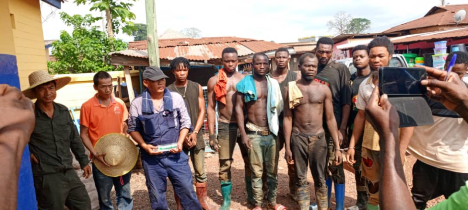 Forestry Commission arrests illegal miners in Tano Anwia Forest