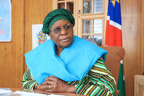 Netumbo Nandi-Ndaitwah was sworn in as Namibia’s first female president