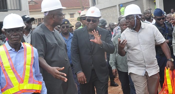 Mahama orders removal of structures to curb flooding around Mallam Junction