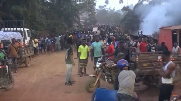 Military destroys hidden galamsey settlement of over 10,000 residents