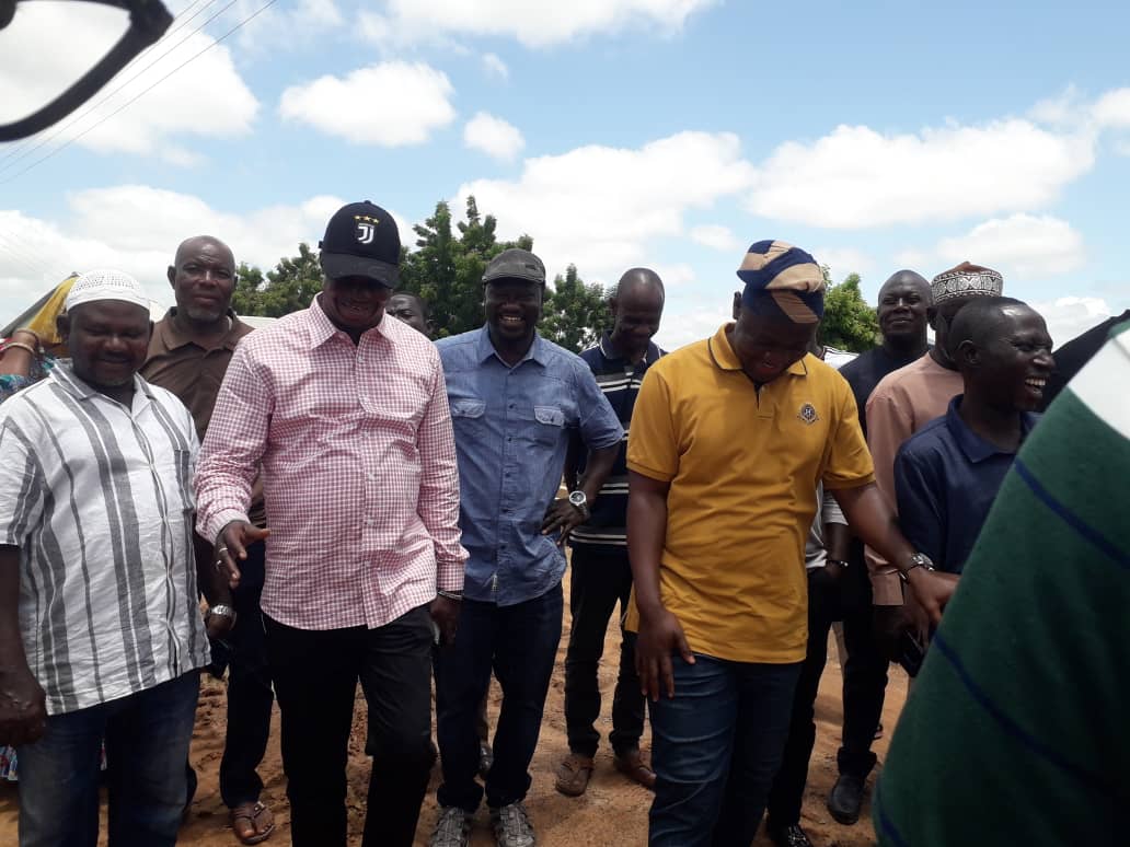 Deputy Minister for Roads and Highways inspect road and bridge projects in Tamale North