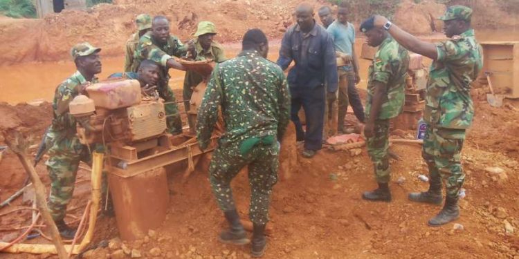 Military can defeat galamsey without political interference