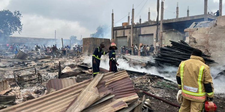 Suspect arrested over Accra timber market fire - GNFS confirms