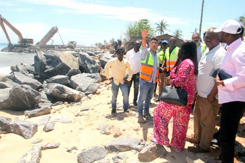 Work on Blekusu Sea Defence project progresses