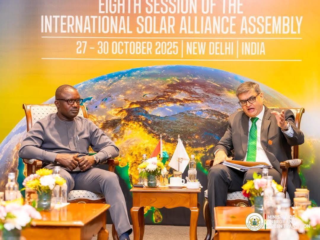 Jinapor strengthens Ghana–ISA partnership to accelerate renewable Energy Transition