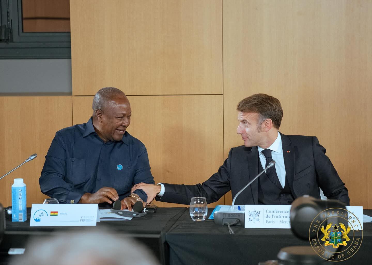 President Mahama reaffirms commitment to media freedom at Paris Peace Forum