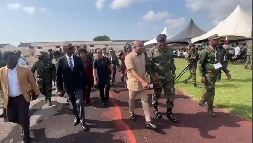 Parliamentary Defence Committee inspects GAF recruitment exercise at El Wak