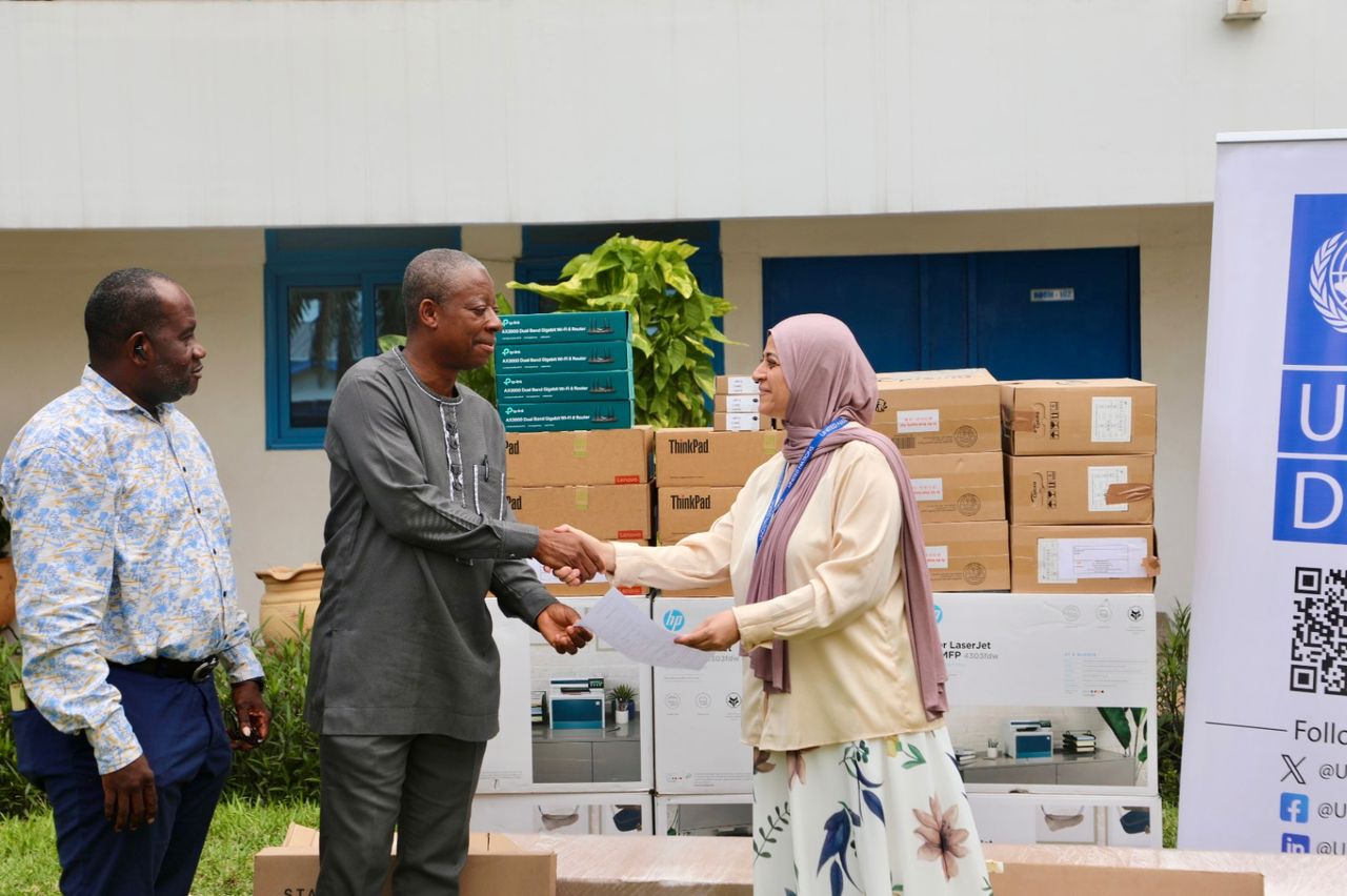 UNDP Ghana supports Forestry Commission with ICT equipment to strengthen HIA governance