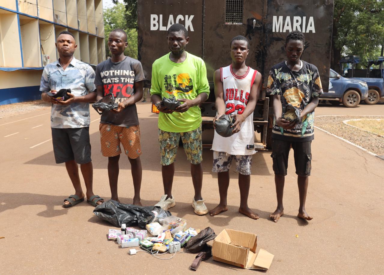 Police arrests five in Planned drug-related swoop at NOBISCO, Ligion
