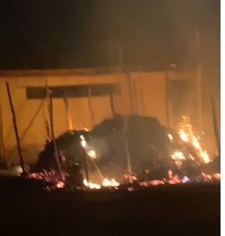 Fire ravages Bimbilla yam market, traders count losses