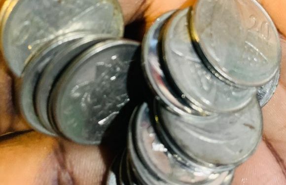 Use of 20 pesewa coin declines in Accra