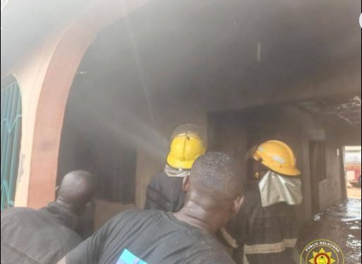 Upper East: Fire destroys 14 rooms in Kukurizua