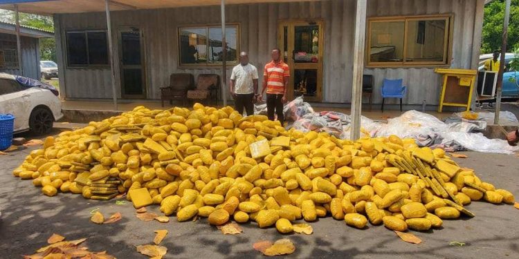 Police seize truck with 3,000 slabs of suspected cannabis; GH¢150K bribe rejected