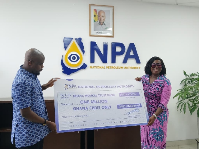 NPA donates GHS 1 million to MahamaCares to support Non-Communicable Diseases treatment