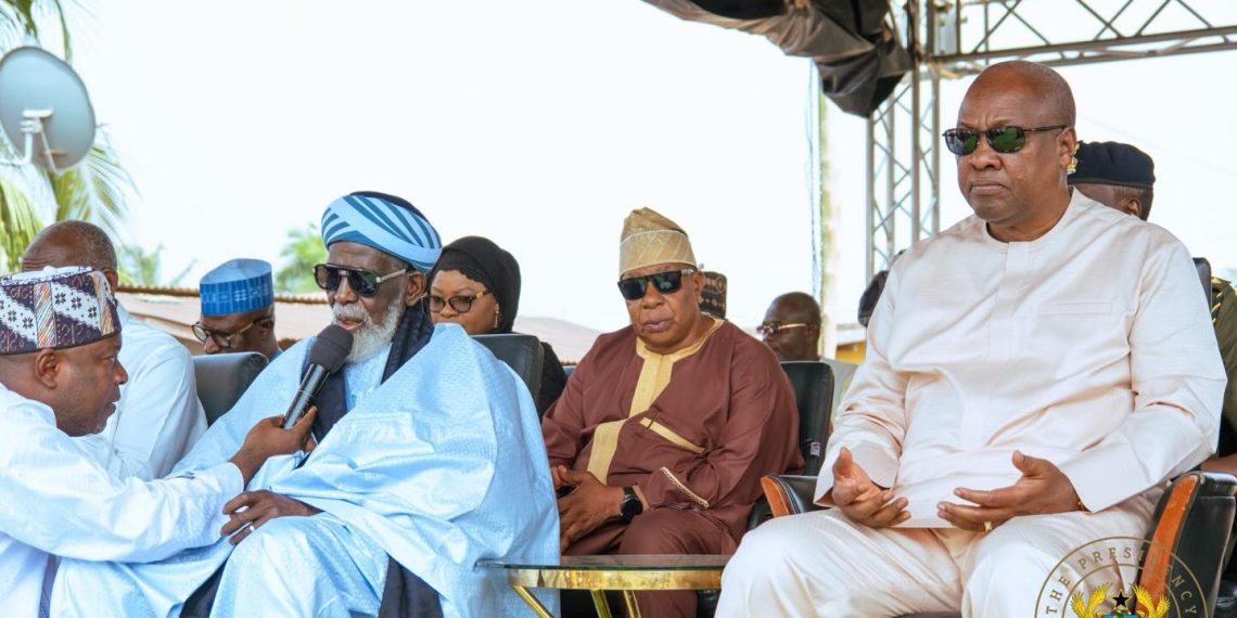 Let your prayers protect Ghana — Mahama urges Muslims