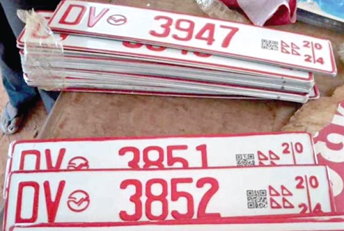 5 arrested over fake DV plate manufacturing and distribution