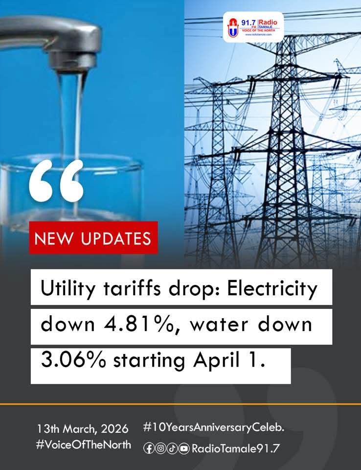 Utility tariffs drop: Electricity down 4.81%, water down 3.06% starting April 1
