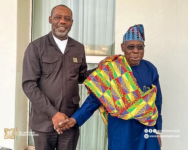 Napo celebrates Obasanjo at 89, calls Nigeria visit a major leadership learning experience
