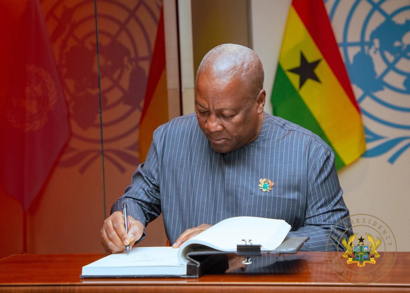 Prez Mahama defends security service recruitment, says digital system was meant to stop favouritism