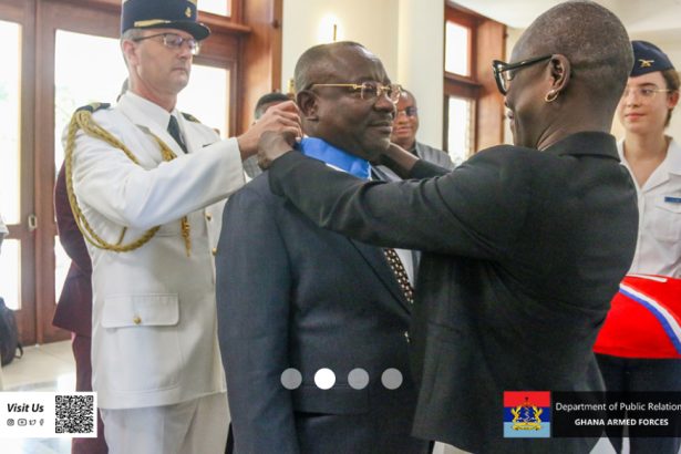 Former Chief of Defence Staff Oppong-Peprah awarded French national honour