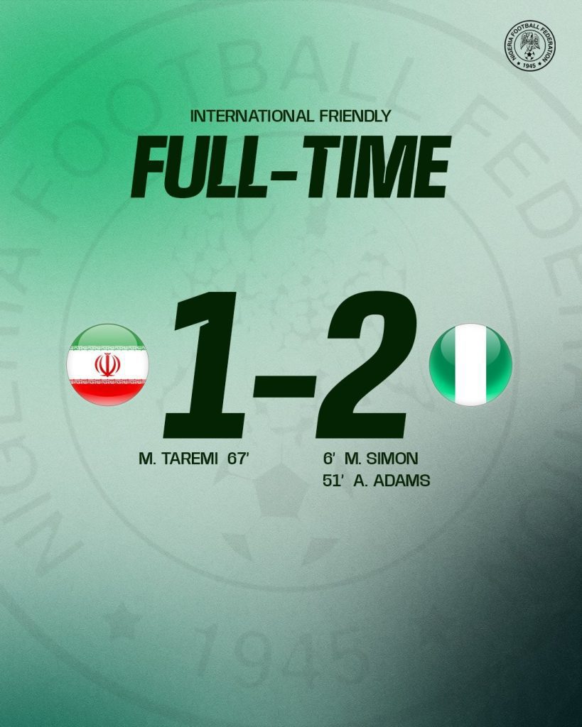 Nigeria beat Iran in Antalya friendly as tribute marks pre-match moment