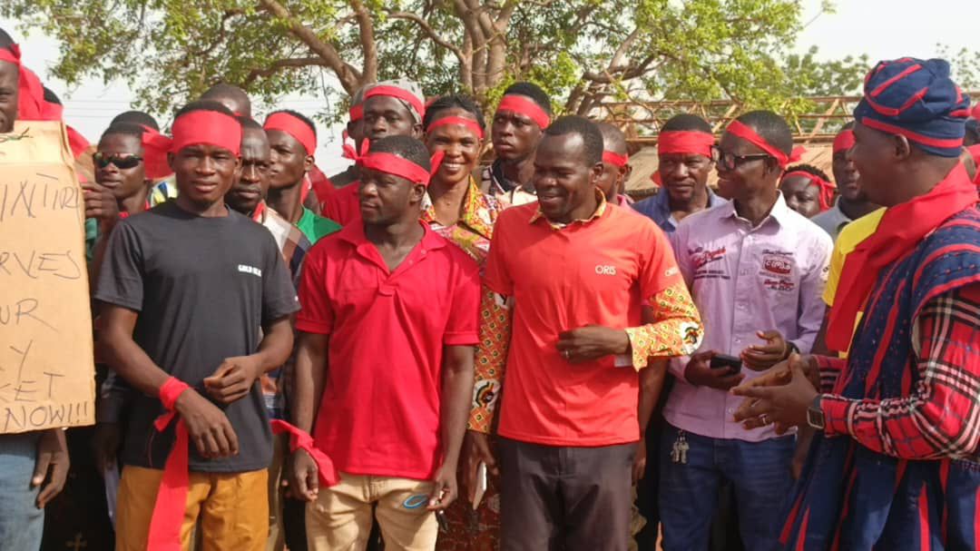 Gbintiri Community Demonstrates to Demand Accountability and Targeted Investment from Regional Authorities