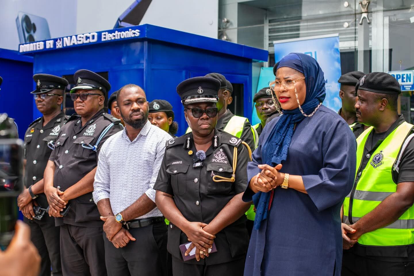 Electroland Ghana donates mobile security kiosks to Police