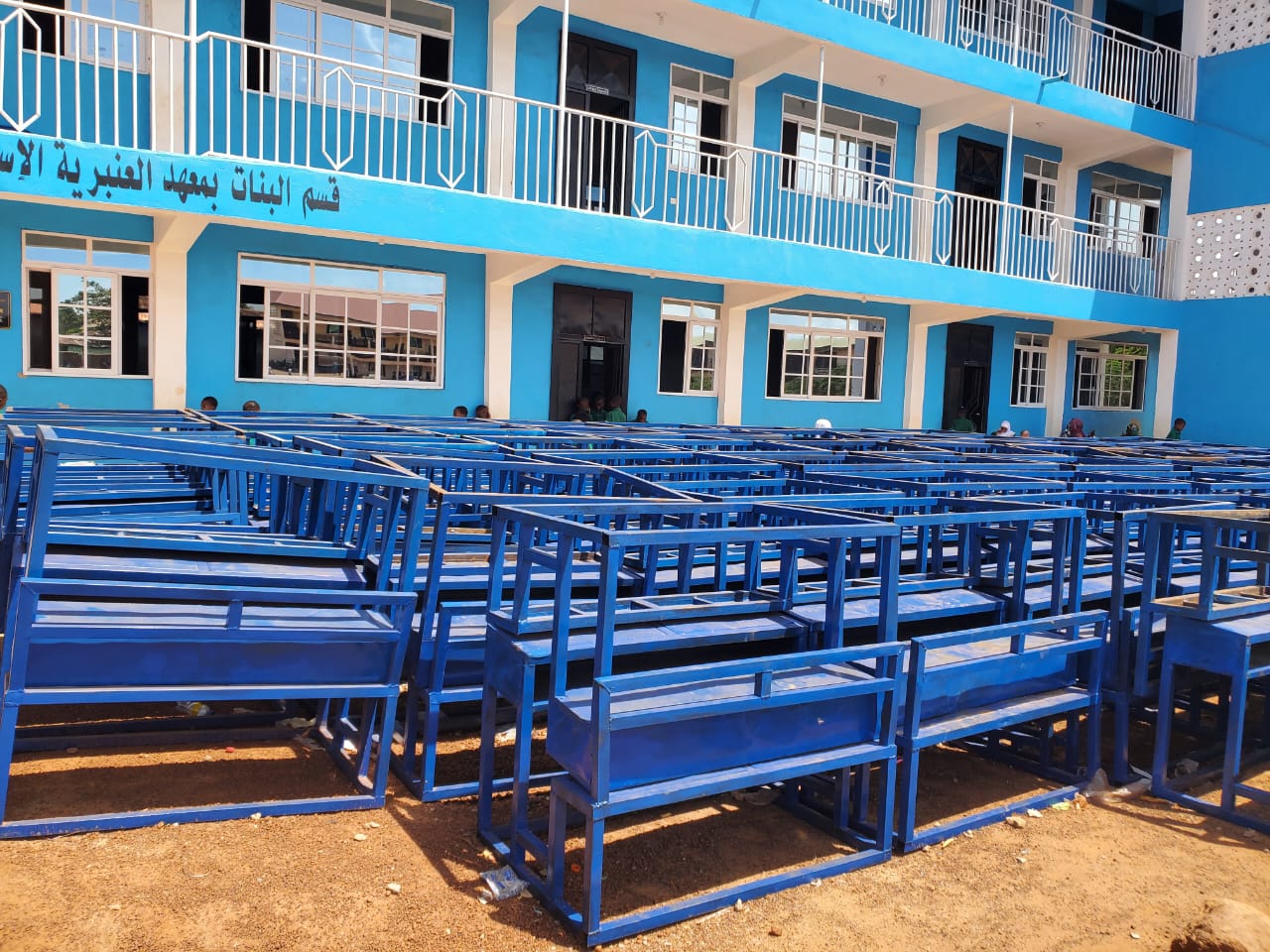 Alhaji Fuzak Donates 450 Dual Desks to Ambariyya Islamic School in Tamale