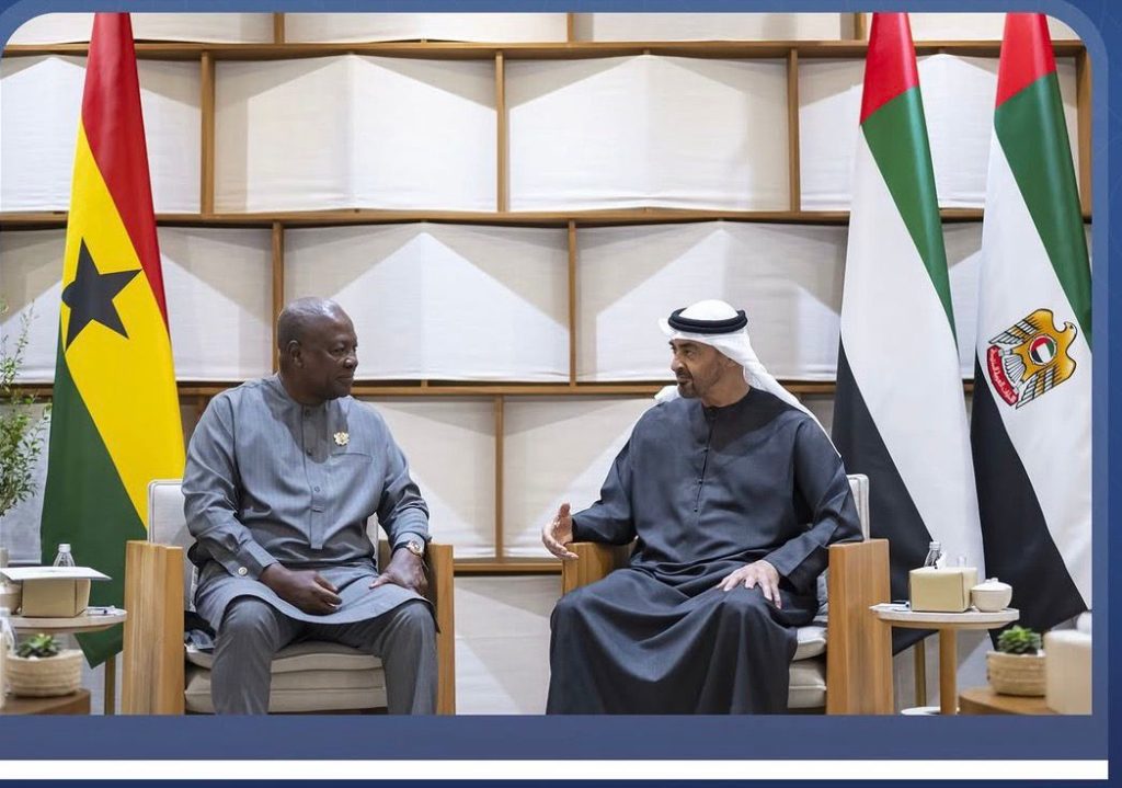 Prez Mahama, UAE President Agree to Deepen Energy Ties