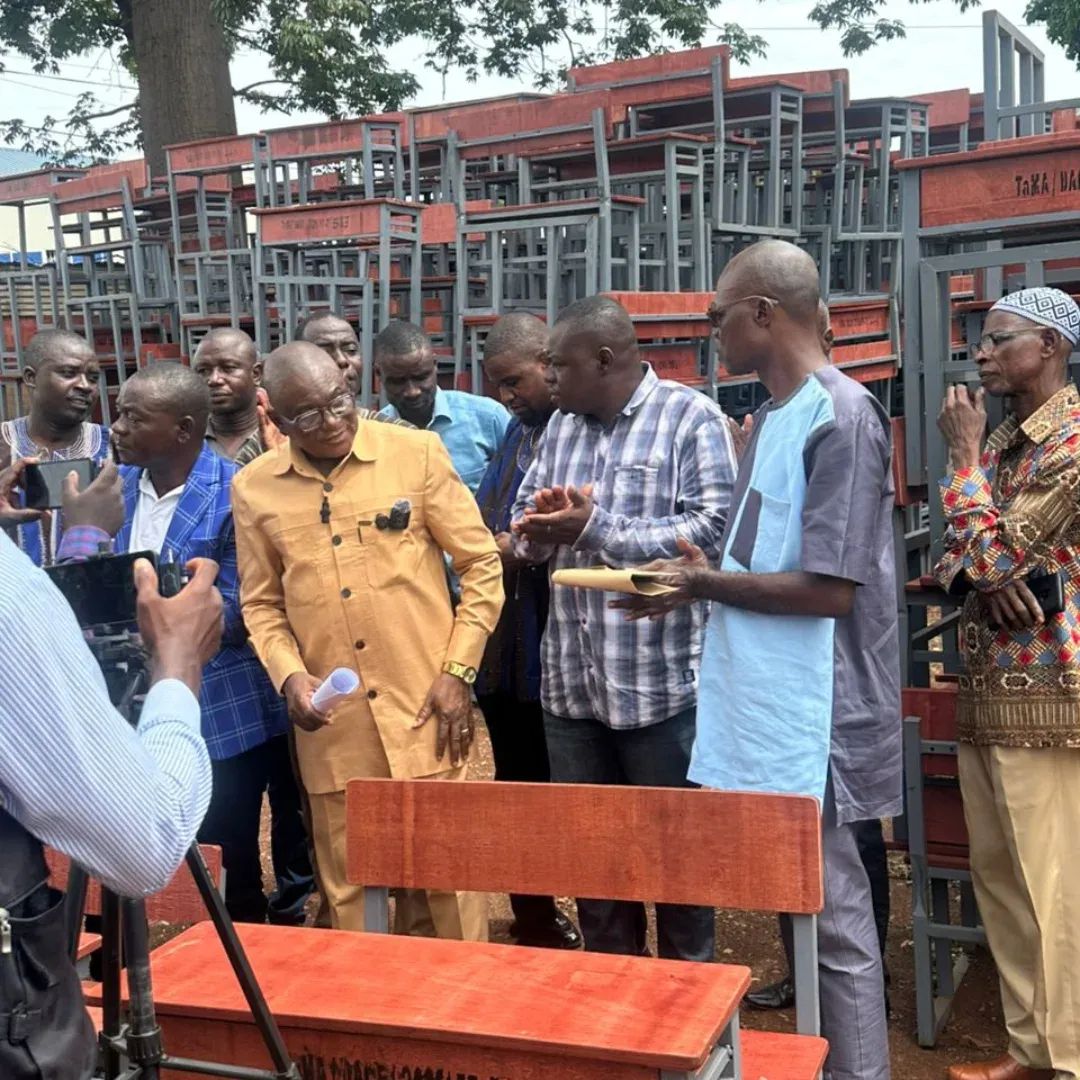 Tamale metro assembly distributes about 1,170 dual desks to 29 primary schools.