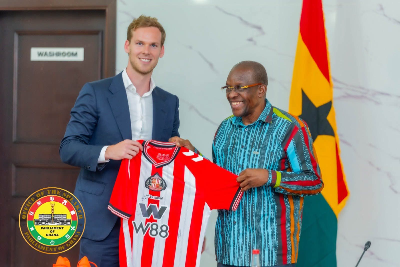 Sunderland Owner Leads Delegation to Parliament as Ghana Seeks Deeper Football and Business Ties